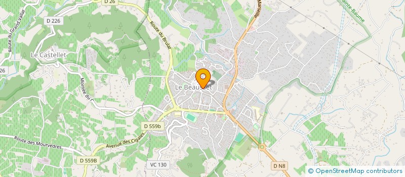 localisation de l'entreprise PETITE BOULANGERIE DE L EGLISE à LE BEAUSSET