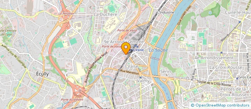 localisation de l'entreprise PETITE COMPAGNIE DES FEUILLANTS  LYON