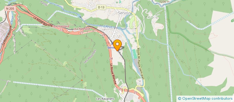 localisation de l'entreprise PETITE CONCIERGERIE DE L'ARVE  LES HOUCHES