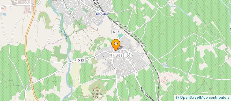 localisation de l'entreprise PETITE DIANE DE L'EXTREME  PUISSALICON