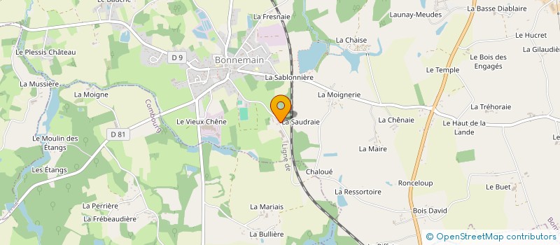 localisation de l'entreprise PETITE ECOLE DU SPECTACLE à BONNEMAIN