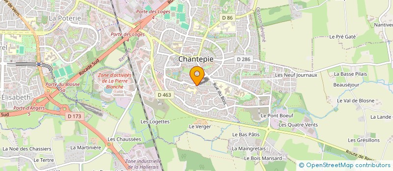 localisation de l'entreprise PETITE ENFANCE DE SHANNICK à CHANTEPIE