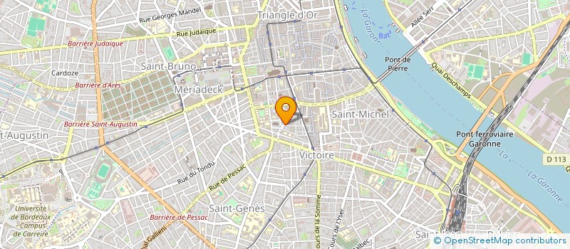 localisation de l'entreprise PETITE ENFANCE ENFANCE ET FAMILLE à BORDEAUX