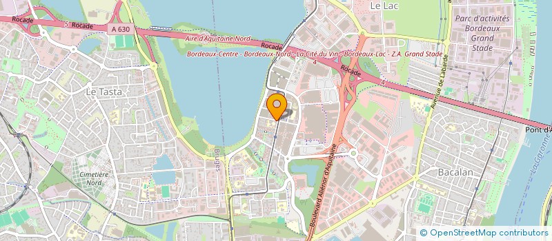 localisation de l'entreprise PETITE ENFANCE LES BERGES DU LAC à BORDEAUX