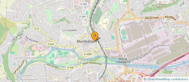 localisation de l'entreprise PETITE EPICERIE à MONTBELIARD