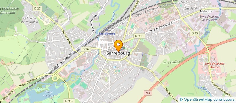 localisation de l'entreprise PETITE ETINCELLE  SARREBOURG