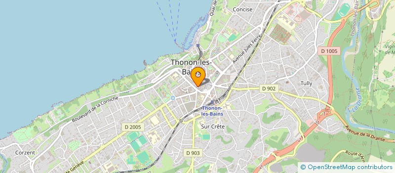 localisation de l'entreprise PETITE ETOILE à THONON-LES-BAINS