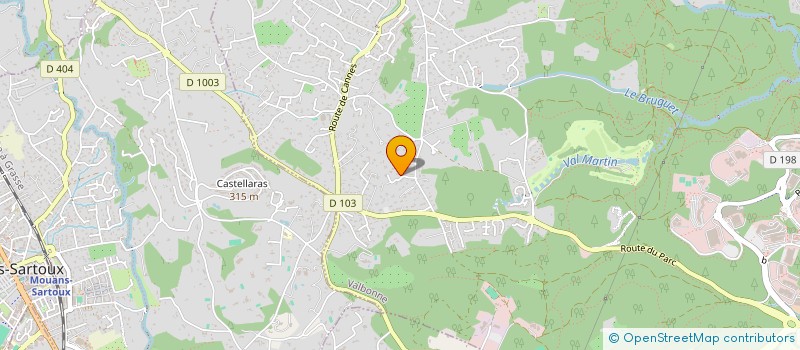 localisation de l'entreprise PETITE FERME HAUTE VALBONNE  VALBONNE