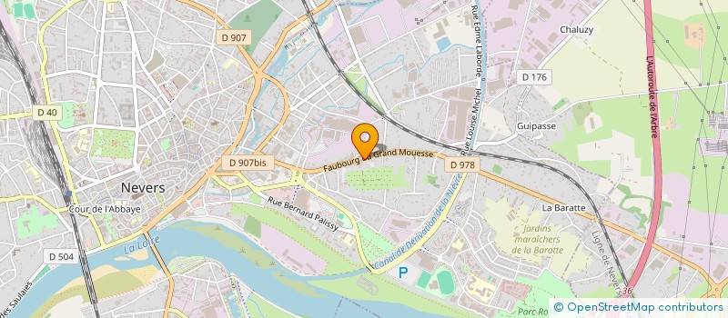 localisation de l'entreprise PETITE FLEUR à NEVERS