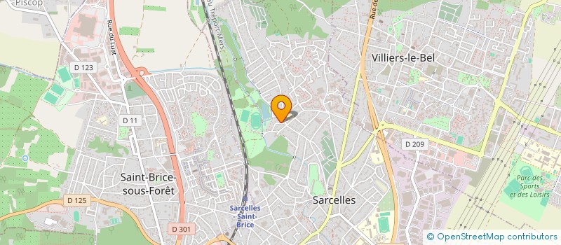 localisation de l'entreprise PETITE GRAINE à SARCELLES