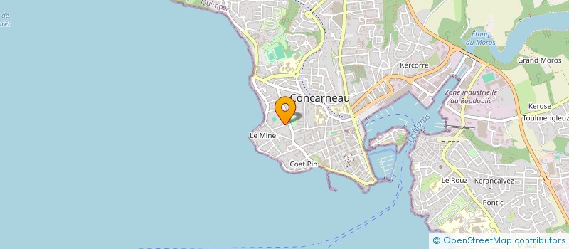localisation de l'entreprise PETITE ILE CONSEILS à CONCARNEAU