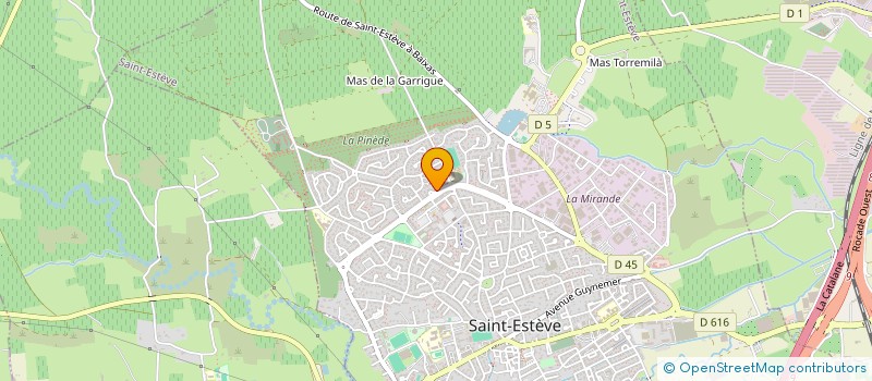 localisation de l'entreprise PETITE LICORNE ARC-EN-CIEL  SAINT-ESTEVE