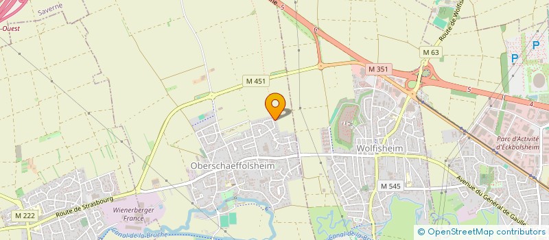 localisation de l'entreprise PETITE LOUTRE  OBERSCHAEFFOLSHEIM