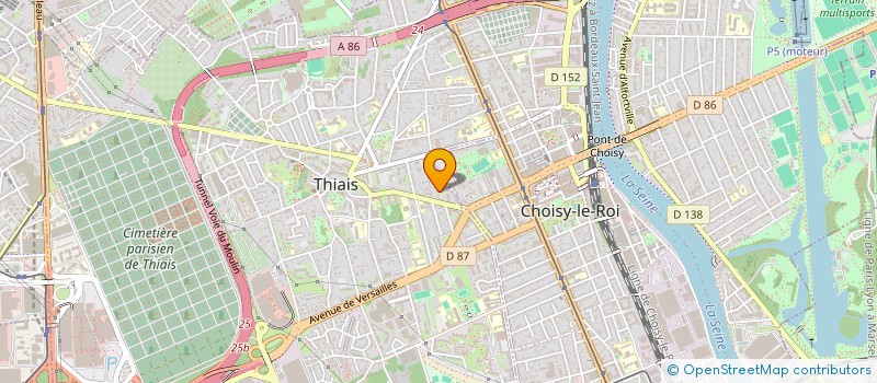 localisation de l'entreprise PETITE MAIN TENDUE à THIAIS