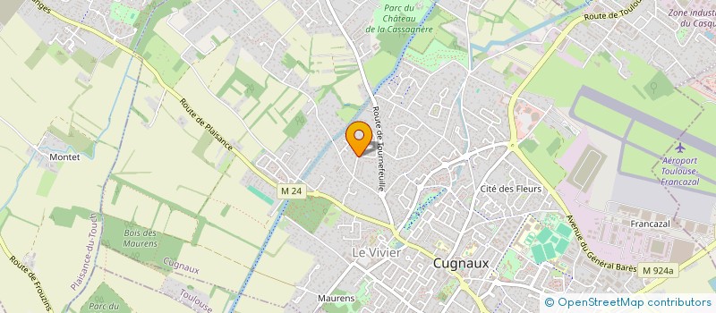 localisation de l'entreprise PETITE MAISON  CUGNAUX