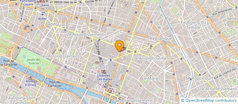 localisation de l'entreprise PETITE MAROQUINERIE UNIVERSELLE à PARIS