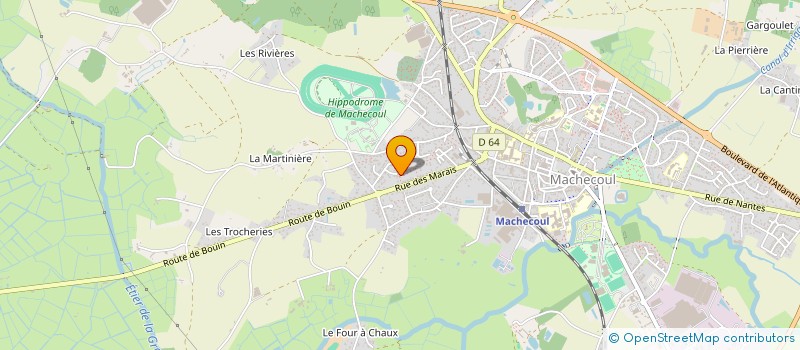 localisation de l'entreprise PETITE MER  MACHECOUL-SAINT-MEME