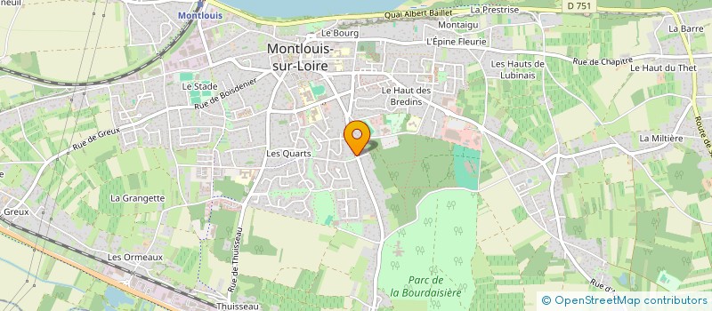 localisation de l'entreprise PETITE MERE à MONTLOUIS-SUR-LOIRE