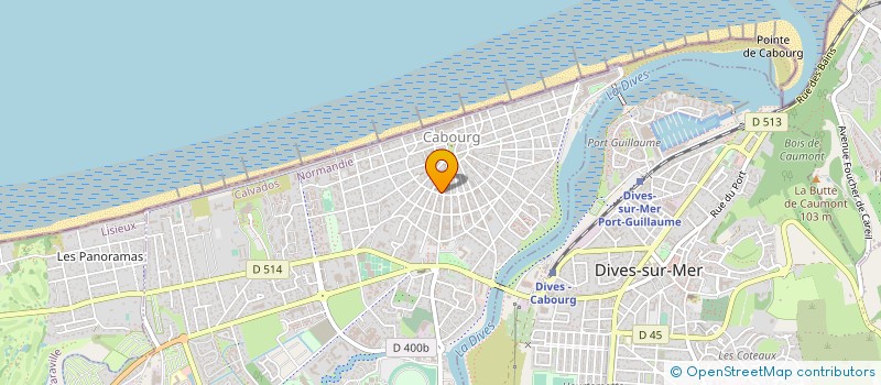 localisation de l'entreprise PETITE MIMINE  CABOURG