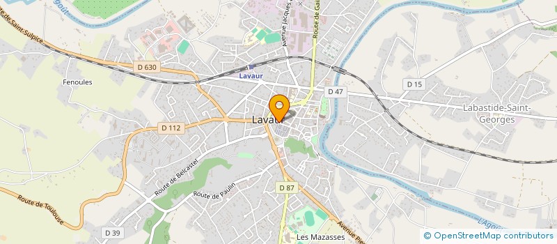 localisation de l'entreprise PETITE NATURE  LAVAUR