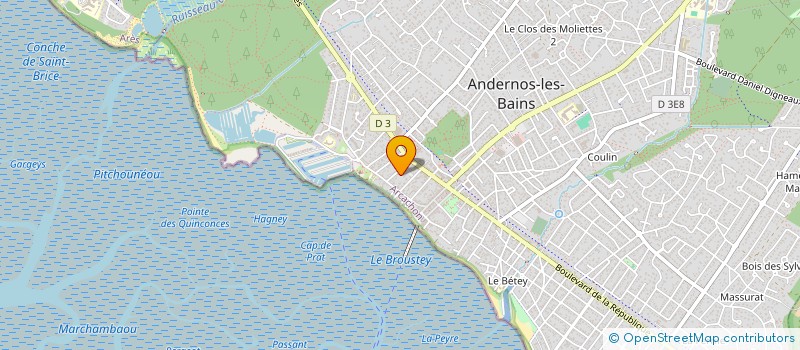 localisation de l'entreprise PETITE NORI  ANDERNOS-LES-BAINS