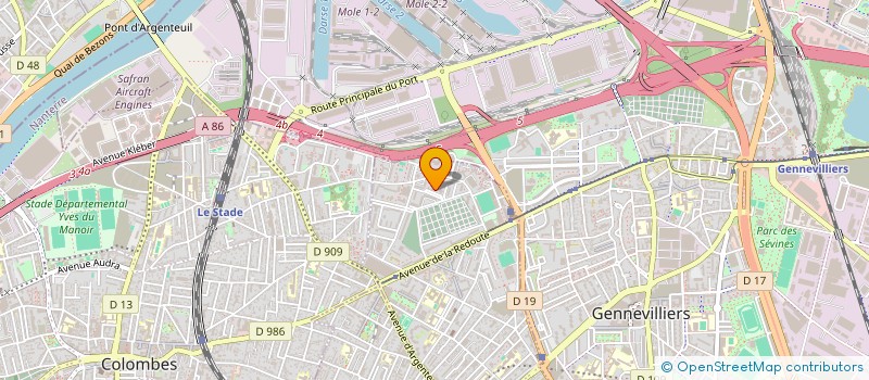 localisation de l'entreprise PETITE OLIVETTE  ASNIERES-SUR-SEINE