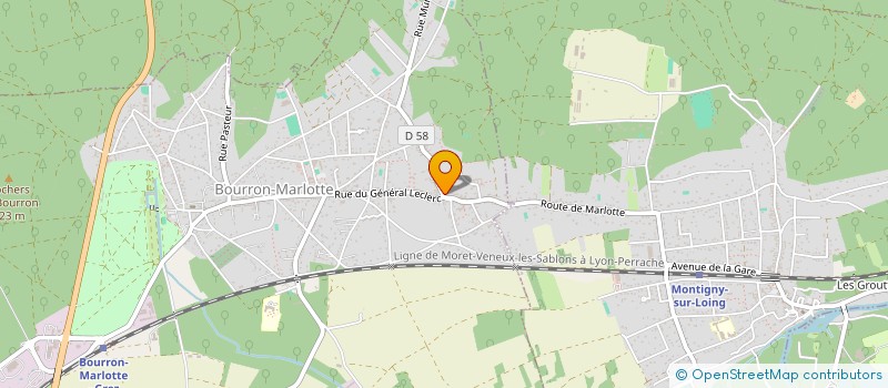 localisation de l'entreprise PETITE OURSE  BOURRON-MARLOTTE