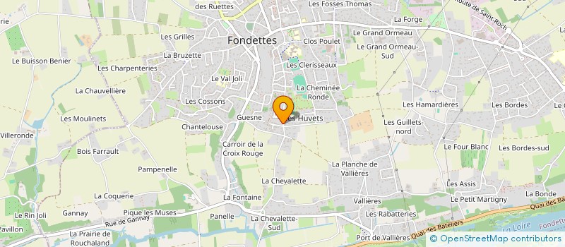 localisation de l'entreprise PETITE OURSE à FONDETTES