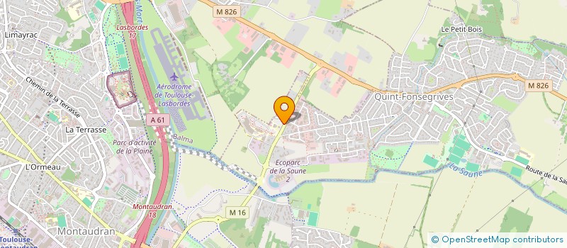 localisation de l'entreprise PETITE OURSE  QUINT-FONSEGRIVES