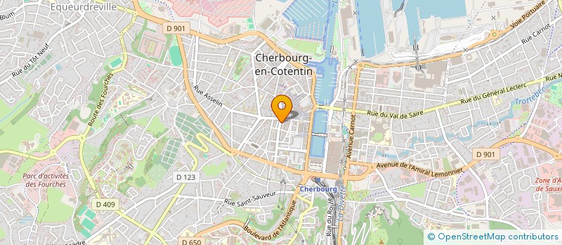localisation de l'entreprise PETITE PARENTHESE à CHERBOURG-EN-COTENTIN