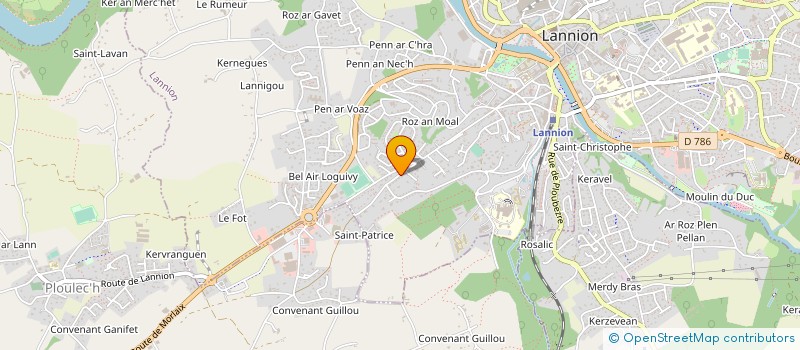 localisation de l'entreprise PETITE PEPITE à LANNION