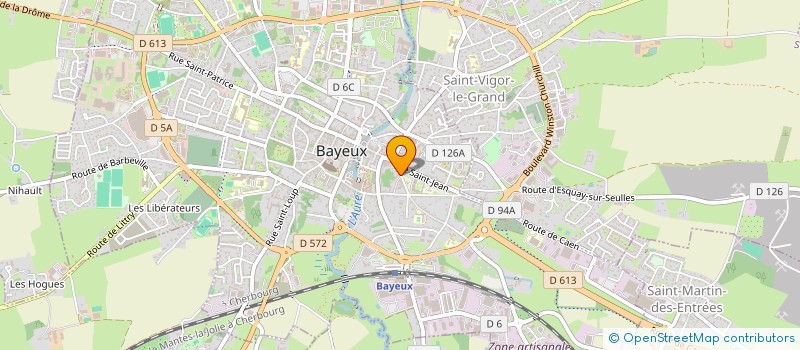 localisation de l'entreprise PETITE REINE  BAYEUX