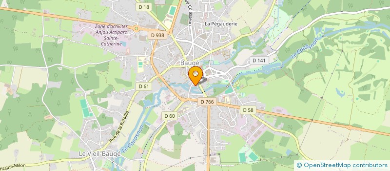 localisation de l'entreprise PETITE SIRENE  BAUGE-EN-ANJOU