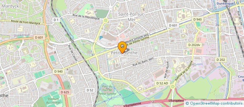 localisation de l'entreprise PETITE SYNTHE DUNKERQUE BASKET BALL à DUNKERQUE