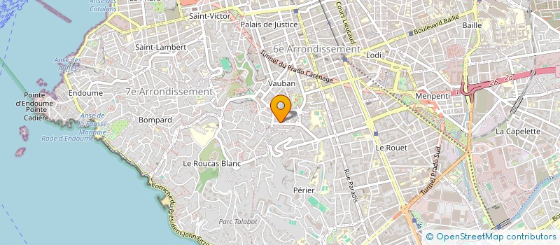 localisation de l'entreprise PETITE TACHE D'ENCRE  MARSEILLE