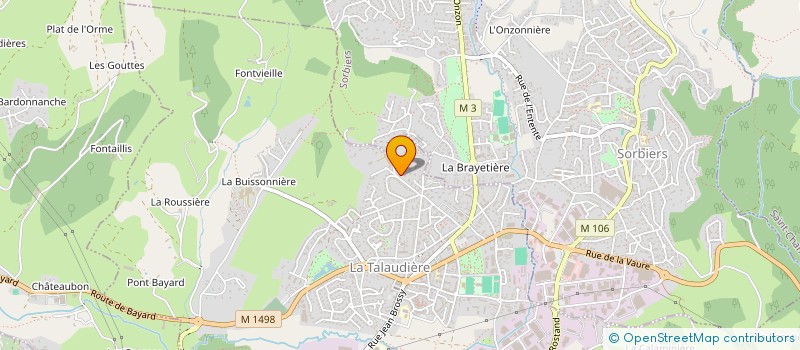localisation de l'entreprise PETITE TRAVERSEE POUR MAE à LA TALAUDIERE