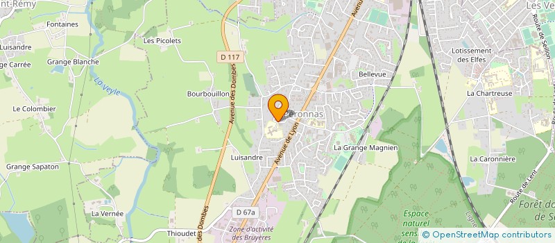 localisation de l'entreprise PETITE UNITE DE VIE DE PERONNAS à PERONNAS
