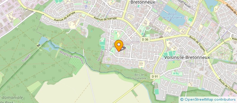 localisation de l'entreprise PETITE VOIE DES VIGNES  VOISINS-LE-BRETONNEUX