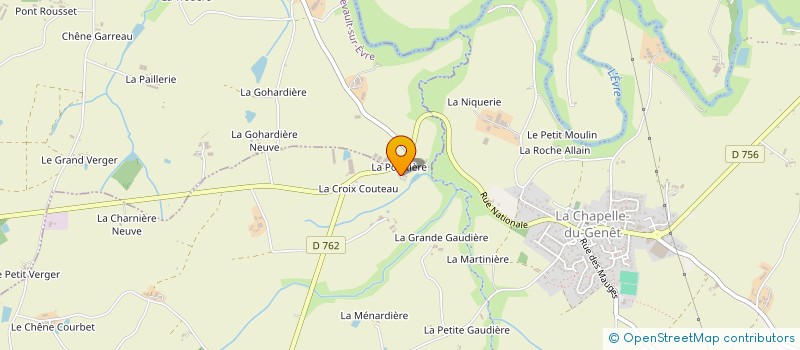 localisation de l'entreprise PETITEAU à BEAUPREAU-EN-MAUGES