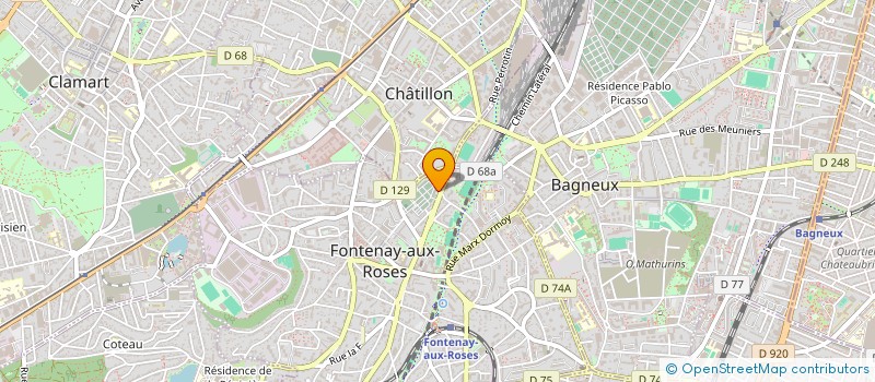 localisation de l'entreprise PETITES AILES à FONTENAY-AUX-ROSES