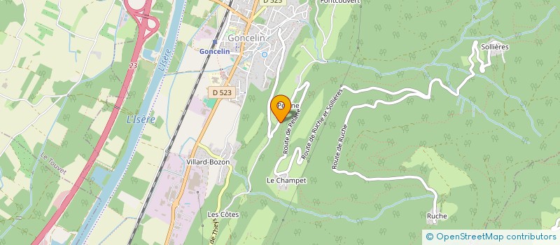 localisation de l'entreprise PETITES BETES ET MAUVAISES HERBES  GONCELIN