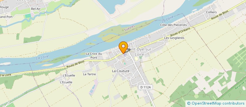 localisation de l'entreprise PETITES CITES DE CARACTERE CENTRE VAL DE LOIRE à SAINT-DYE-SUR-LOIRE