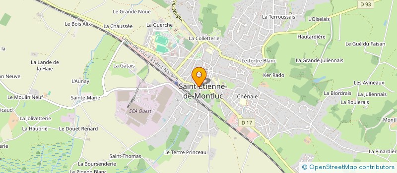 localisation de l'entreprise PETITES GRAINES à SAINT-ETIENNE-DE-MONTLUC