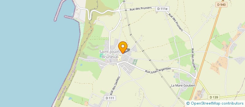 localisation de l'entreprise PETITES GRAINES D'EVEIL à SAINT-JOUIN-BRUNEVAL