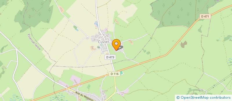 localisation de l'entreprise PETITES GRAINES GRANDS ARBRES  CUVIER