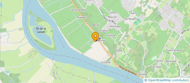 localisation de l'entreprise PETITES GRAINES POUR DEUX MAINS à QUINSAC