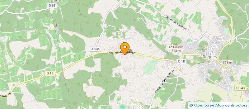 localisation de l'entreprise PETITES MAINS ET TRICOTINS ASSOCIATION SOLIDAIRE  ROGNES