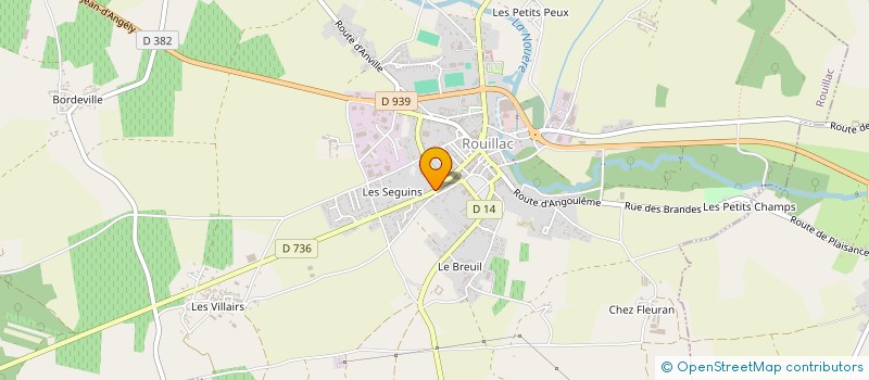 localisation de l'entreprise PETITES MAINS ROUILLACAISES à ROUILLAC