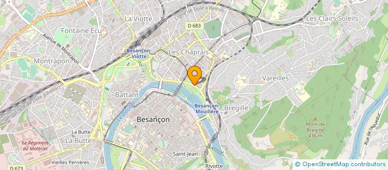 localisation de l'entreprise PETITES MOYENNES INDUSTRIES  BESANCON