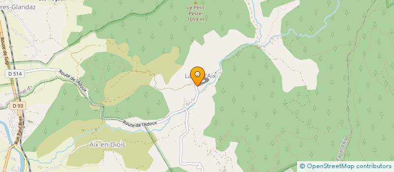 localisation de l'entreprise PETITES PEPITES  DIE